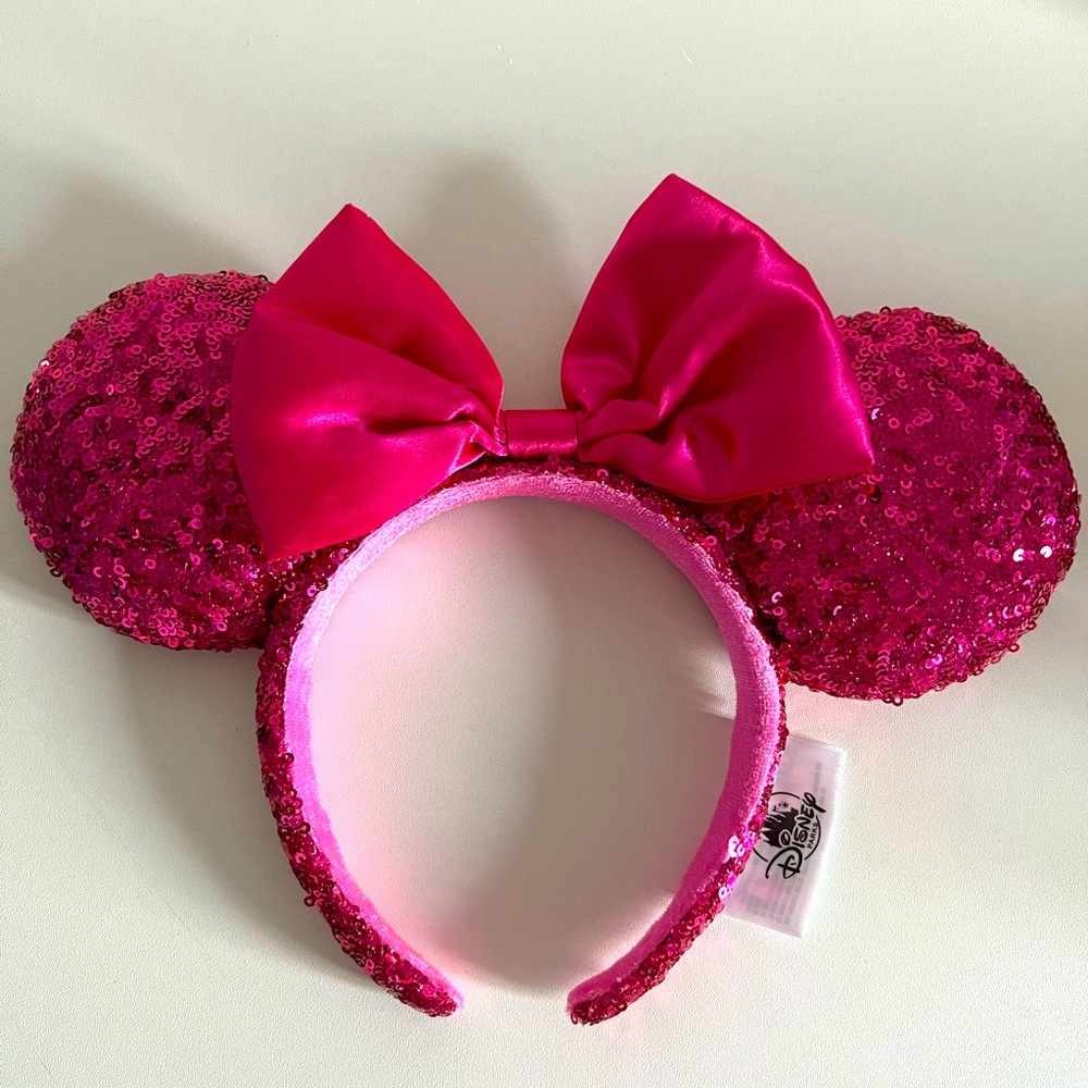 Disney Pink Sequence Minnie Ears